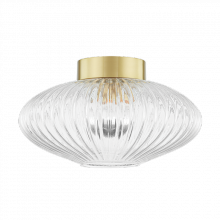 Mitzi by Hudson Valley Lighting H537501-AGB - Reba Flush Mount