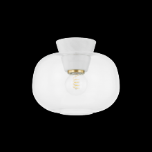 Mitzi by Hudson Valley Lighting H869501-AGB - ARIELLA Flush Mount