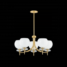 Mitzi by Hudson Valley Lighting H909805-AGB - ALEXIA Chandelier