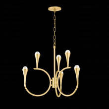 Mitzi by Hudson Valley Lighting H929806-AGB - AVIANA CHANDELIER