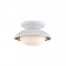  H368601S-WH/GL - CADENCE 1 LIGHT SMALL SEMI FLUSH