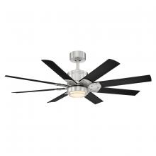 Modern Forms Canada - Fans Only FR-W2001-52L27BNMB - Renegade Downrod ceiling fan