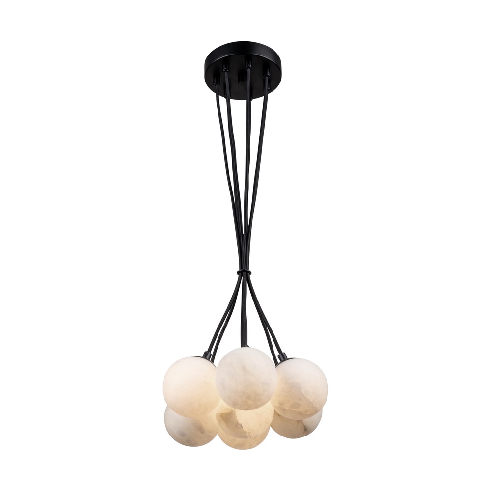 Camila Collection 7-Light Pendant Black