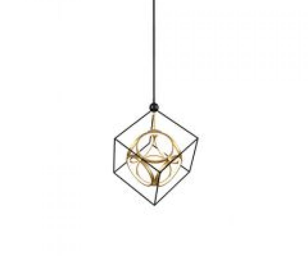 Monza 34-in Black/Antique Brass LED Chandeliers