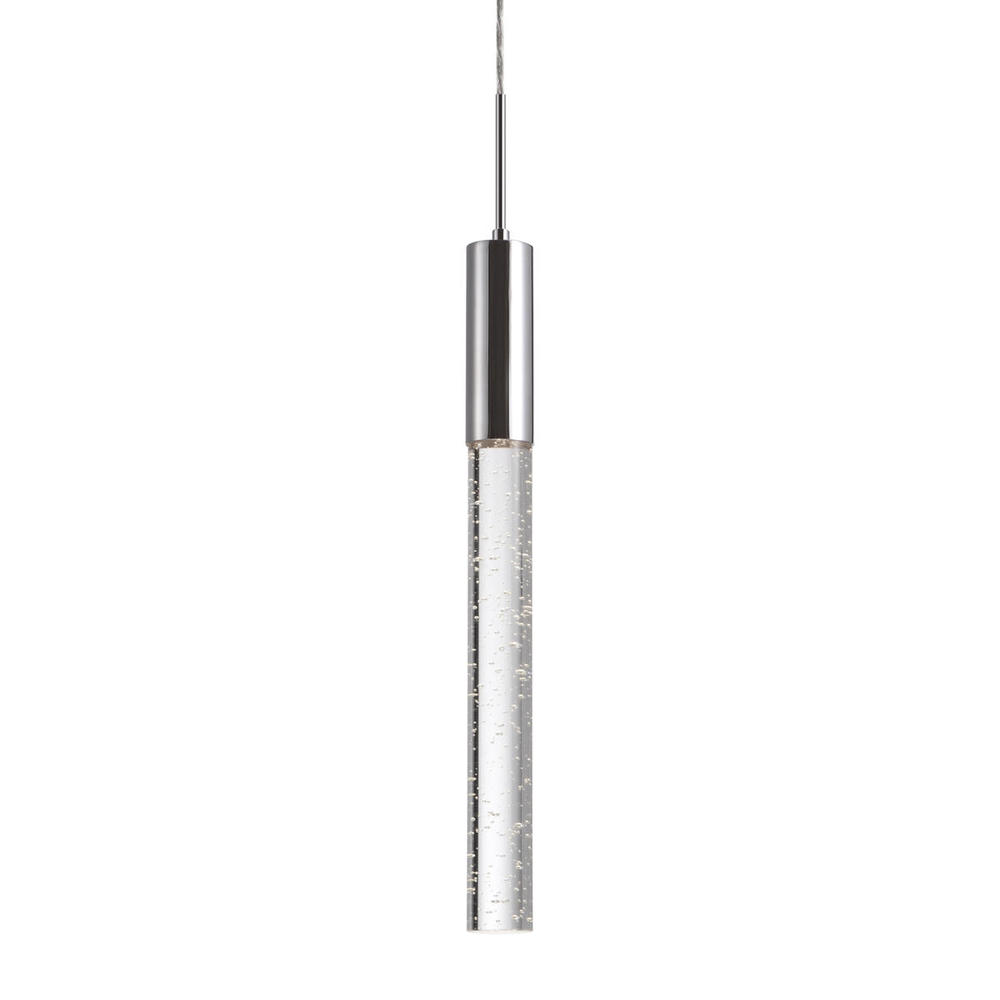 Single 5W LED 127 LMS 3K Pendant with Sleek Metal Cylinder