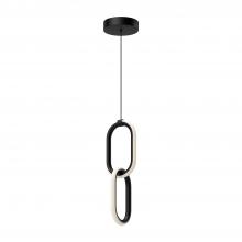  PD92615-BK - Airen 15-in Black LED Pendant