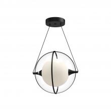  PD76712-BK - Aries 12-in Black LED Pendant