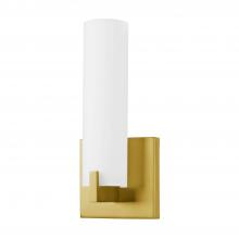 Kuzco Lighting Inc 601484BG-LED - Elizabeth 12-in Brushed Gold LED Wall Sconce