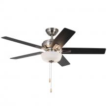 Kuzco Lighting Inc CF97552-BN-LKP - Erikson 52-in Brushed Nickel FAN + LED KIT with Bulb Ceiling Fan