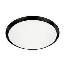 Kuzco Lighting Inc FM1515-BK - Single LED Round Flush Mount Ceiling Fixture 