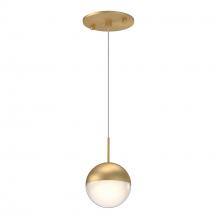  402801BG-LED - Pluto 4-in Brushed Gold LED Pendant