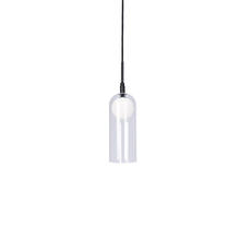  PD19804-BK - STYLO- LED Pendant with Clear Glass, 3000K, 400lms, 50 000hrs