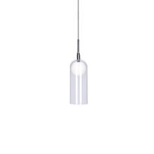  PD19804-CH - STYLO- LED Pendant with Clear Glass, 3000K, 400lms, 50 000hrs