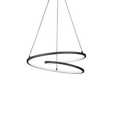  PD11119-BK - Twist LED Pendant