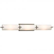 Galaxy Lighting ES710693BN - 63-Light Bath & Vanity Light - in Brushed Nickel finish with Satin White Glass