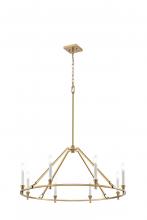  DVP37129BR - Carisbrooke 34" Chandelier, Brass