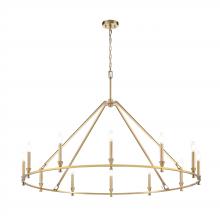  DVP37145BR - Carisbrooke 50" Chandelier, Brass