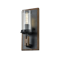 DVI DVP38601GR+IW-CL - Wall Sconce- "OKANAGAN'