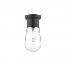  SF464001MB - Marcel 5-in Matte Black 1 Light Semi Flush Mount