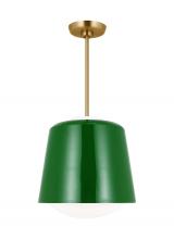 Visual Comfort & Co. Studio Collection KSP1141GRN - Draper Small Pendant