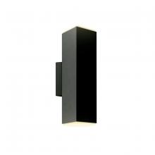  LEDWALL-B-BK - 4 Inch Square Adjustable LED Cylinder Sconce