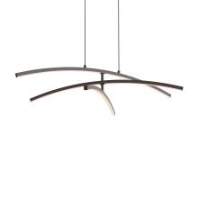  W3PD36-CC-BK - 3 Curved Branch Pendant