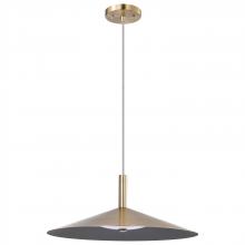  62/2093 - Corrine; 18 Inch LED Pendant; Burnished Brass; 3K/4K/5K CCT Selectable