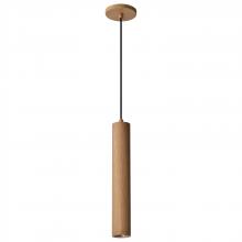  62/820 - Century; 12 Watt, 16" LED Pendant; Ash Wood Finish