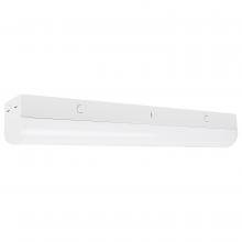  65/698 - LED 2 ft.; Linear Strip Light; 20W; White Finish; CCT Selectable; 100-277V; Integrated EM & Sensor