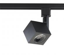  TH462 - LED 12W Track Head - Square - Black Finish- 24 Degree Beam