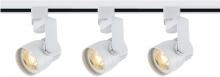  TK423 - LED Track Kit - 12 Watt LED - 3000K - 4 foot Track - 36 degree - Round Shape with Angel Arm - White