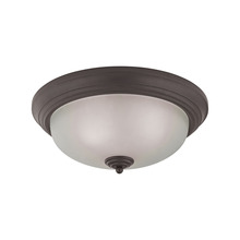  7023FM/10 - Thomas - Huntington 15'' Wide 3-Light Flush Mount - Oil Rubbed Bronze