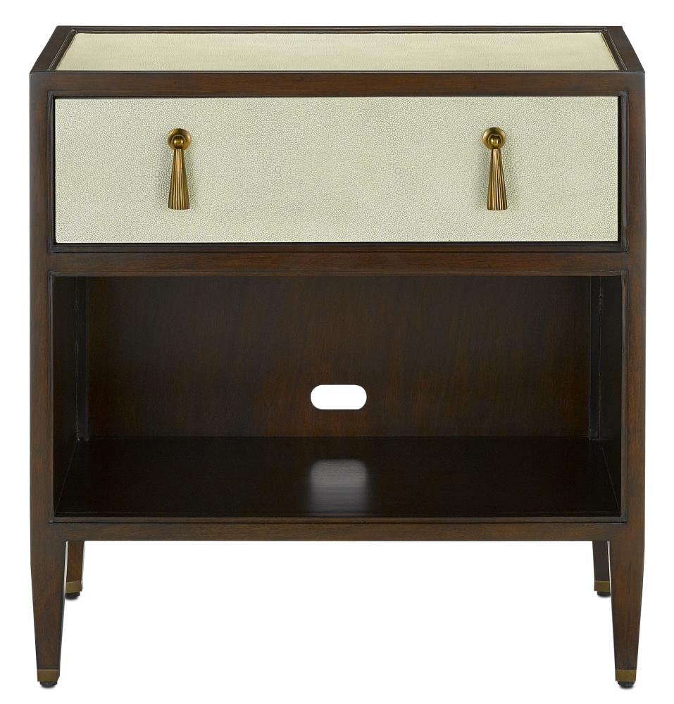 Evie Shagreen Nightstand