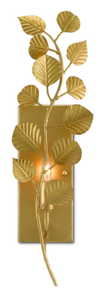 Golden Eucalyptus Wall Sconce