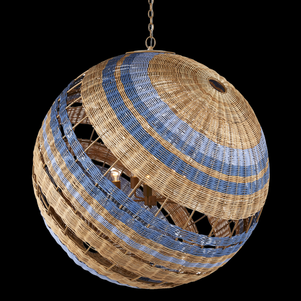 Senjyo Tilted Orb Chandelier