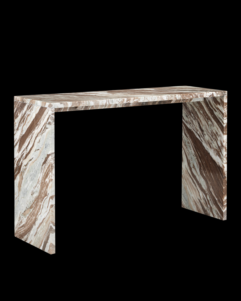 Ryan Brown Marble Console Table