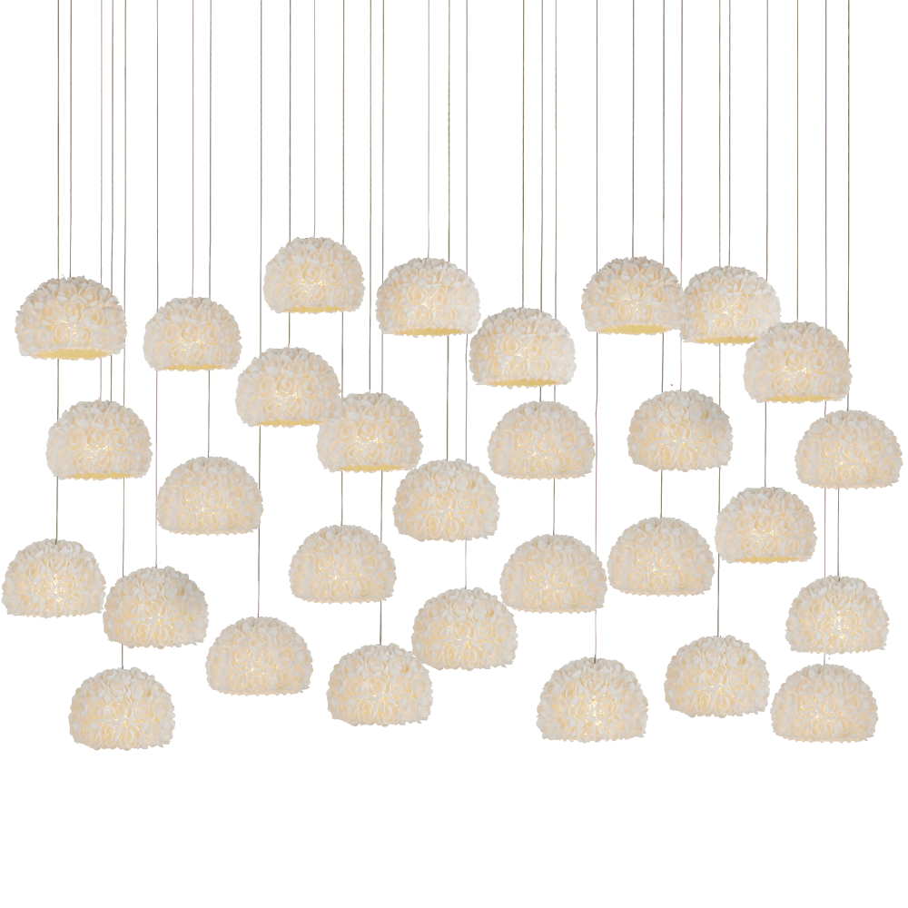 Virtu 30-Light Linear Multi-Drop Pendant