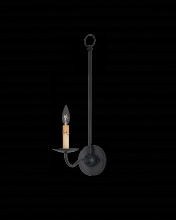  5000-0263 - Saxon Single-Light Black Wall Sconce