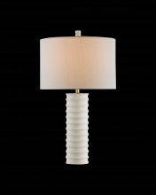  6761 - Snowdrop White Table Lamp