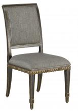 Currey 7000-0163 - Ines Black Chair, Appeal Peppercorn