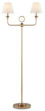 Currey 8000-0109 - Nottaway Brass Floor Lamp