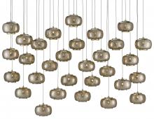 Currey 9000-0693 - Pepper 30-Light Linear Multi-Drop Pendant