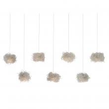 Currey 9000-1058 - Birds Nest 7-Light Linear Multi-Drop Pendant