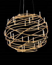  9000-0548 - Franchette Gold Orb Chandelier