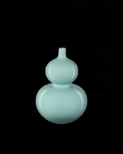  1200-0669 - Celadon Double Gourd Green Vas