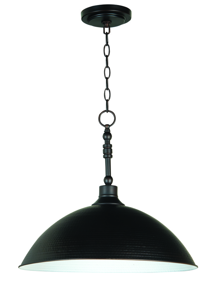 Timarron 1 Light Large Pendant in Aged Bronze Brushed