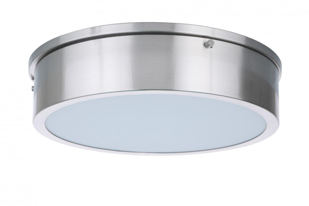 Fenn 1 Light 13" LED Flushmount in Brushed Polished Nickel