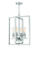 Craftmade 53134-BNK - Chicago 4 Light Foyer in Brushed Polished Nickel