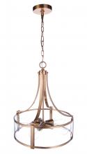  55395-SB - Elliot 5 Light Pendant in Satin Brass