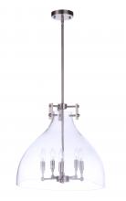  55895-SB - Chardonnay 5 Light Pendant in Satin Brass